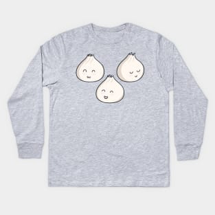 Three Baozi Kids Long Sleeve T-Shirt